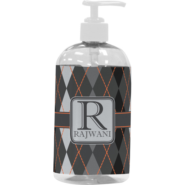 Modern Chic Argyle Large Liquid Dispenser (16 oz) - White