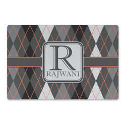 Modern Chic Argyle Large Rectangle Car Magnet (Personalized)