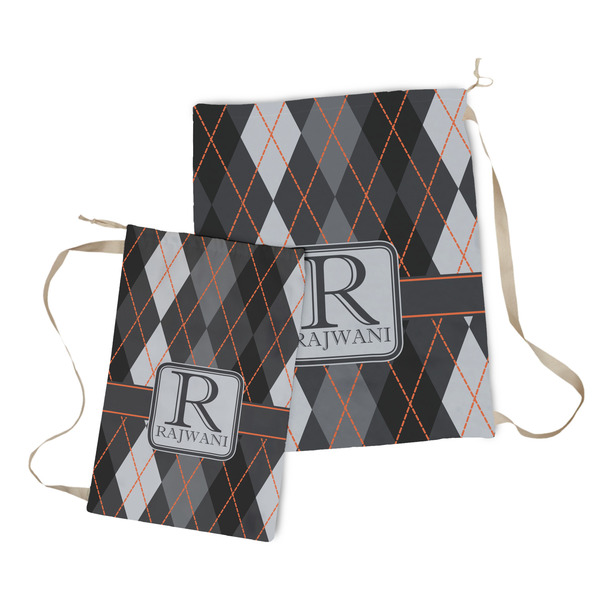 Modern Chic Argyle Laundry Bag - Both Bags