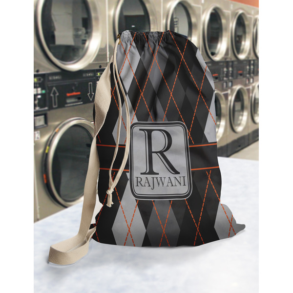 Modern Chic Argyle Laundry Bag in Laundromat