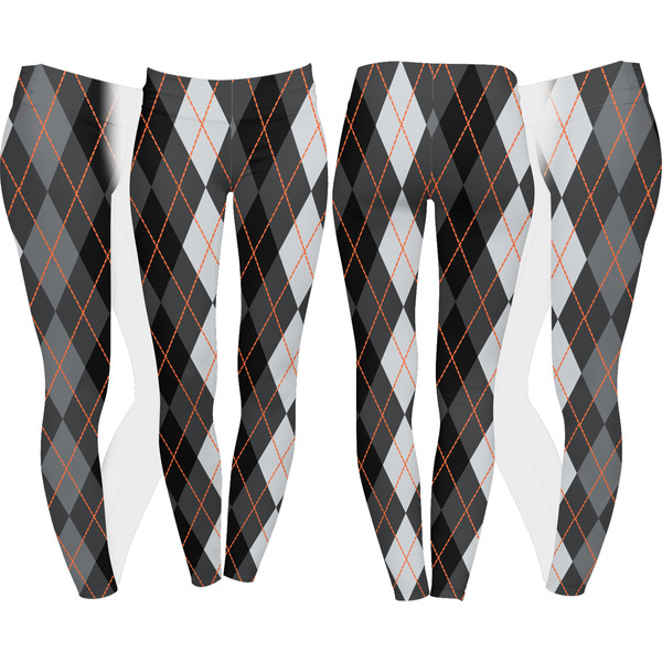 Modern Chic Argyle Leggings Turn Around - Apvl