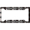 Modern Chic Argyle License Plate Frame - Style A (Personalized)