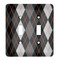 Modern Chic Argyle Light Switch Cover (2 Toggle Plate)