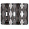 Modern Chic Argyle Light Switch Covers (3 Toggle Plate)