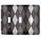 Modern Chic Argyle Light Switch Cover (3 Toggle Plate)