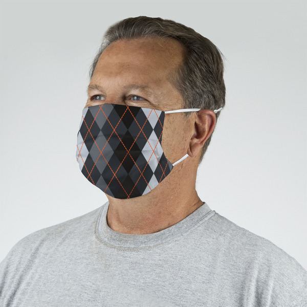 Modern Chic Argyle Mask - Quarter View on Guy