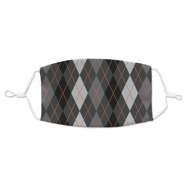 Custom Modern Chic Argyle Adult Cloth Face Mask - Standard