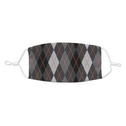 Modern Chic Argyle Kid's Cloth Face Mask - Standard