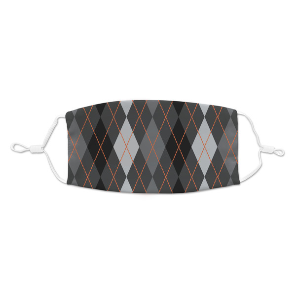 Custom Modern Chic Argyle Kid's Cloth Face Mask - Standard