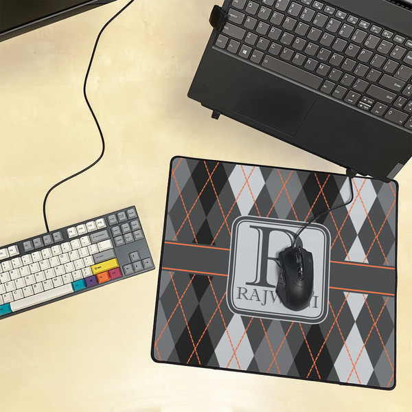 Modern Chic Argyle Medium Gaming Mats - LIFESTYLE