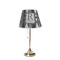 Modern Chic Argyle Poly Film Empire Lampshade - On Stand