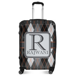 Modern Chic Argyle Suitcase - 24" Medium - Checked (Personalized)