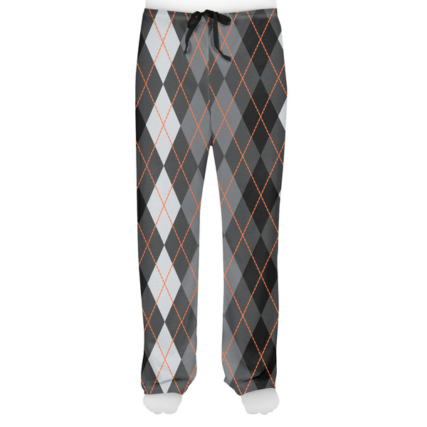 Modern Chic Argyle Men's Pjs Front - on model