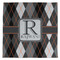 Modern Chic Argyle Microfiber Dish Towel (Personalized)