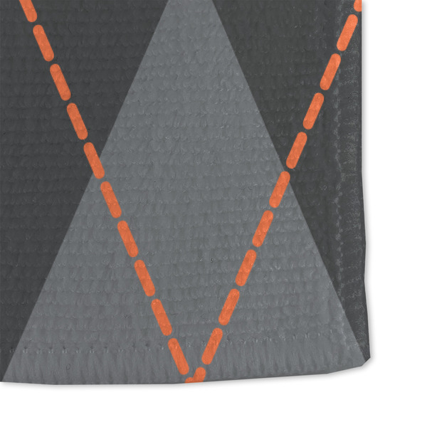 Modern Chic Argyle Microfiber Dish Towel - DETAIL