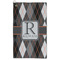 Modern Chic Argyle Microfiber Golf Towel - Large (Personalized)