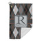Modern Chic Argyle Microfiber Golf Towels Small - FRONT FOLDED