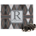Modern Chic Argyle Dog Blanket (Personalized)