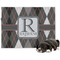 Modern Chic Argyle Dog Blanket - Regular (Personalized)