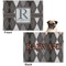 Modern Chic Argyle Microfleece Dog Blanket - Regular - Front & Back