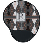 Modern Chic Argyle Mouse Pad with Wrist Support