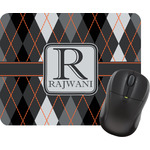 Modern Chic Argyle Rectangular Mouse Pad (Personalized)