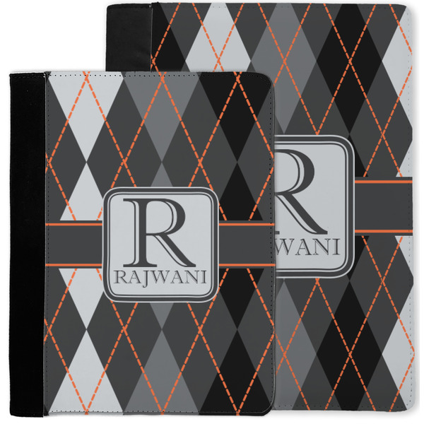 Modern Chic Argyle Notebook Padfolio - MAIN