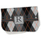 Modern Chic Argyle Burp Cloth - Fleece w/ Name and Initial