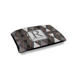Modern Chic Argyle Outdoor Dog Bed - Small (Personalized)