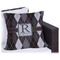 Modern Chic Argyle Outdoor Pillow (Personalized)