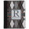 Modern Chic Argyle Padfolio Clipboards - Small - FRONT