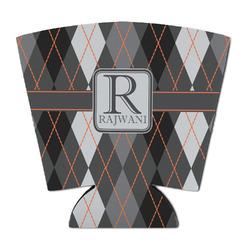 Modern Chic Argyle Party Cup Sleeve - with Bottom (Personalized)