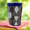 Modern Chic Argyle Party Cup Sleeves - with bottom - Lifestyle