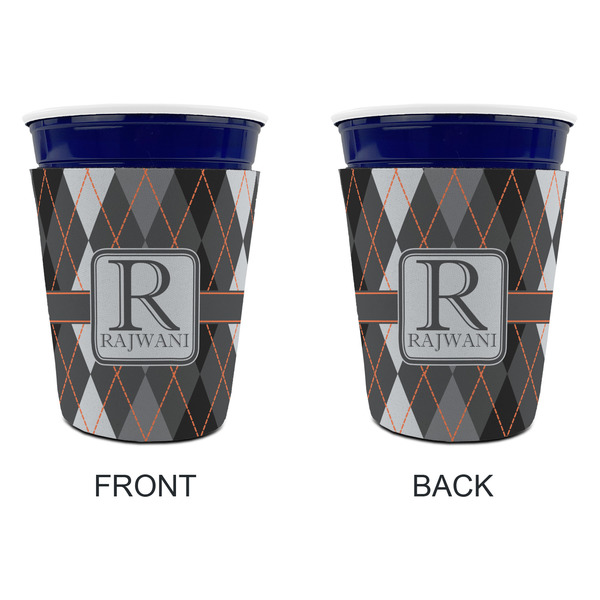 Modern Chic Argyle Party Cup Sleeves - without bottom - Approval