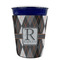 Modern Chic Argyle Party Cup Sleeves - without bottom - FRONT (on cup)