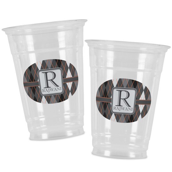 Modern Chic Argyle Party Cups - 16oz - Alt View