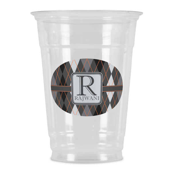 Custom Modern Chic Argyle Party Cups - 16oz (Personalized)