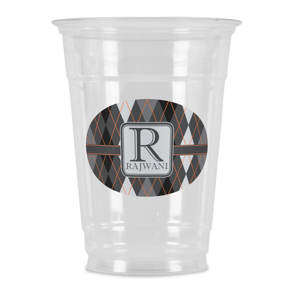 Custom Modern Chic Argyle Party Cups - 16oz (Personalized)