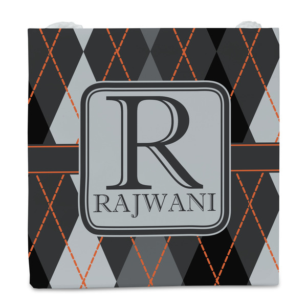 Modern Chic Argyle Party Favor Gift Bag - Gloss - Front