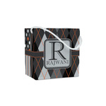 Modern Chic Argyle Party Favor Gift Bags - Gloss (Personalized)