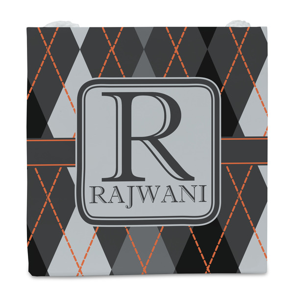 Modern Chic Argyle Party Favor Gift Bag - Matte - Front