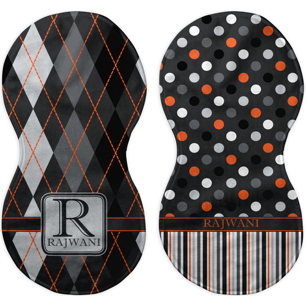 Modern Chic Argyle Peanut Shaped Burps - Approval