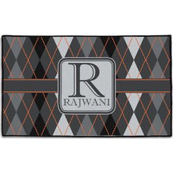 Modern Chic Argyle Door Mat - 60"x36" (Personalized)