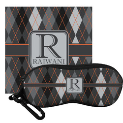 Modern Chic Argyle Eyeglass Case & Cloth (Personalized)