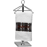 Modern Chic Argyle Cotton Finger Tip Towel (Personalized)