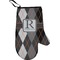 Modern Chic Argyle Personalized Oven Mitts