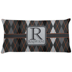 Modern Chic Argyle Pillow Case - King (Personalized)