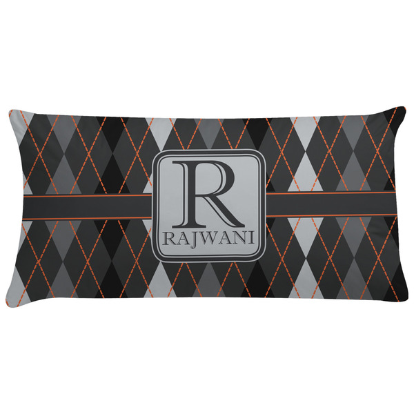 Custom Modern Chic Argyle Pillow Case - King (Personalized)