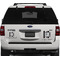 Modern Chic Argyle Personalized Square Car Magnets on Ford Explorer