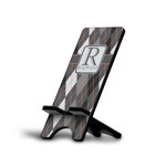 Modern Chic Argyle Cell Phone Stand (Personalized)